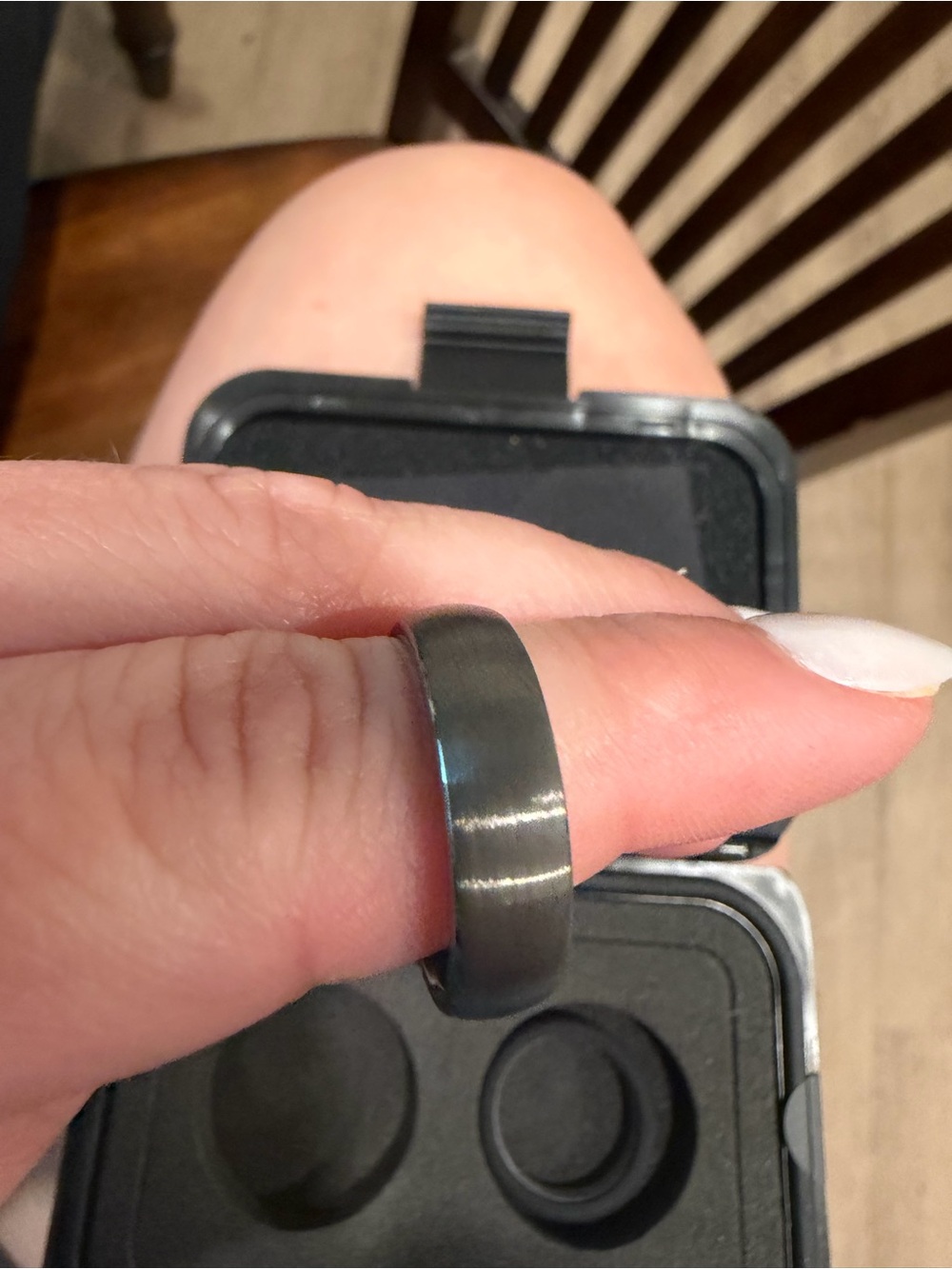 Men Ridge ring set - Picture 4 of 5